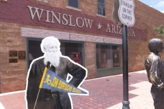 Flat John in Winslow, Arizona (Submitted by David Busse '74)
