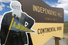 Flat John at the Continental Divide (Submitted by David Busse '74)
